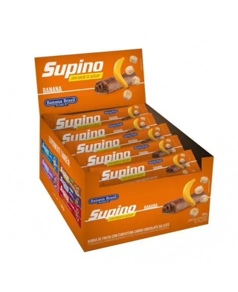 SUPINO ZERO CHOCOLATE SEM GLÚTEN 16X24G - BANANA BRASIL