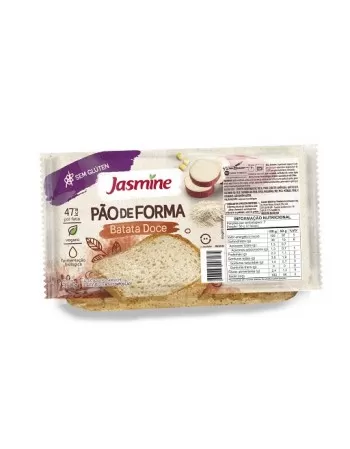 PÃO COM BATATA DOCE SEM GLÚTEN 350G - JASMINE