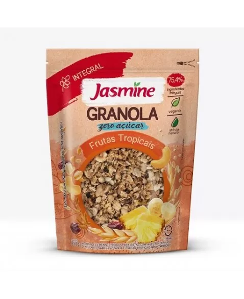 GRANOLA ZERO FRUTAS TROPICAIS 250G - JASMINE