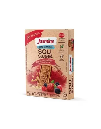 SOU SWEET FRUTAS VERMELHAS ZERO AÇÚCAR 3X25G - JASMINE