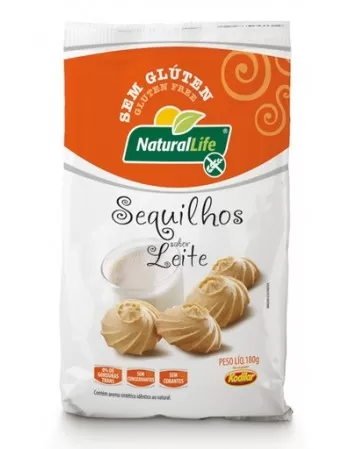 NATURALLIFE SEQUILHOS LEITE S/G 180G