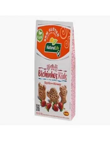 NATURALLIFE BICHINHOS KIDS MORANGO VEGANO S/G 80G