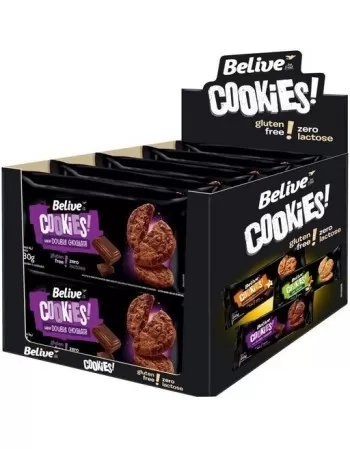 BELIVE COOKIES DOUBLE CHOCOLATE S GLUTEN DP 10X 34G