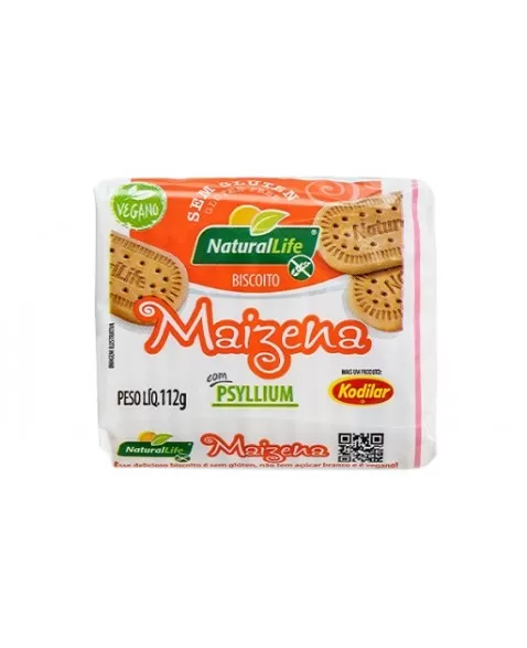 NATURALLIFE BISCOITO MAIZENA VEGANO S/GLUTEN 112G