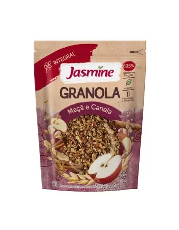 GRANOLA INTEGRAL MAÇÃ E CANELA 250G - JASMINE