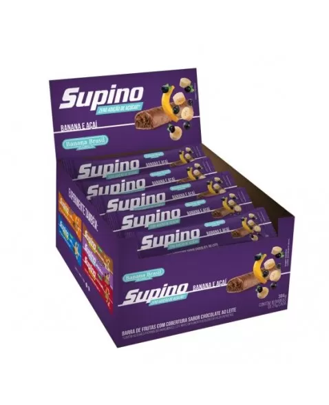 SUPINO ZERO AÇAÍ 16X24G - BANANA BRASIL