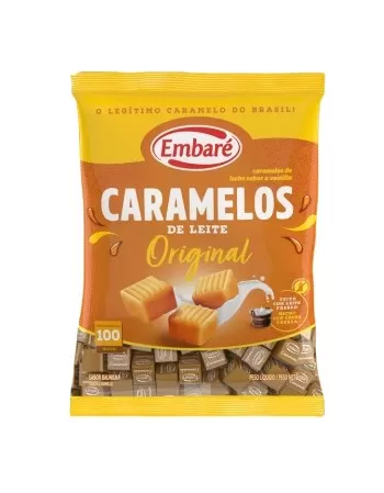 EMBARÉ BALA CARAMELO DE LEITE BAUNILHA 660G