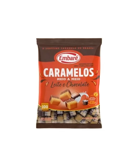 EMBARÉ BALA CARAMELO LEITE CHOCOLATE 660G