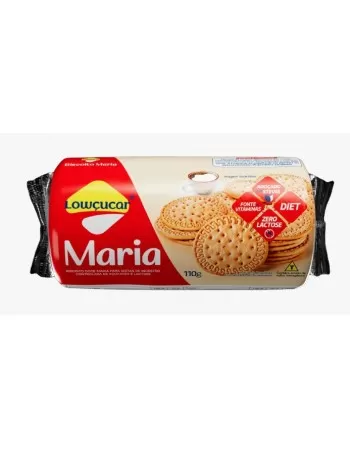 LOWCUCAR BISCOITO MARIA ZERO 110G