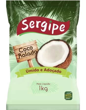 COCO RALADO ADOÇADO 1KG - SERGIPE