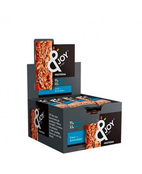 PROTEIN COCO E AMÊNDOAS JOY SEM GLÚTEN 12X35G - ENOVA