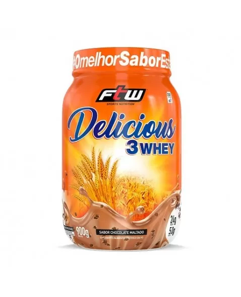 FTW DELICIOUS CHOCOLATE MALTADO WHEY 900G