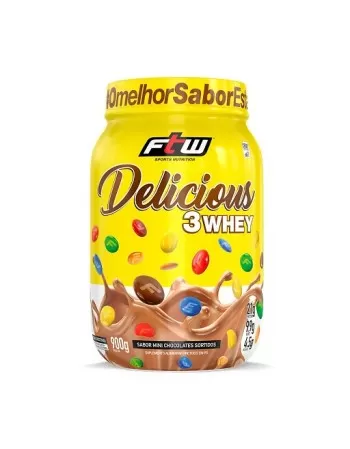 FTW DELICIOUS MINI CHOCOLATES SORTIDOS WHEY 900G