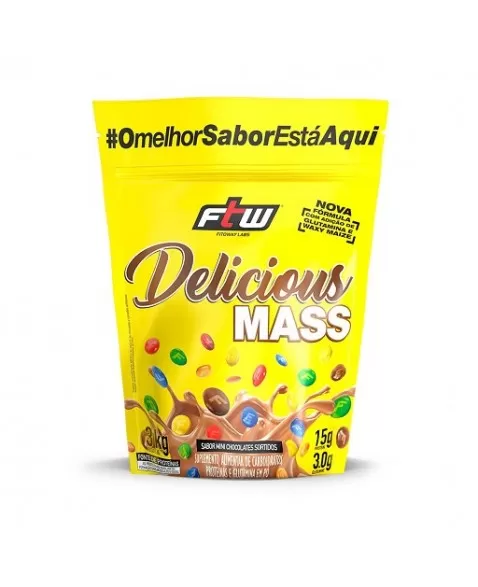 FTW DELICIOUS MASS MINI CHOCOLATES SORTIDOS WHEY 3KG