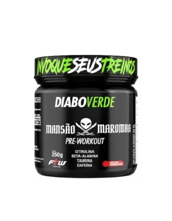 FTW DIABO VERDE PRE WORKOUT MANSÃO MAROMBA FRUTAS VERMELHAS 250G