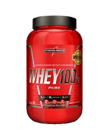 INTEGRALMEDICA WHEY 100% PURE BAUNILHA 900G POTE