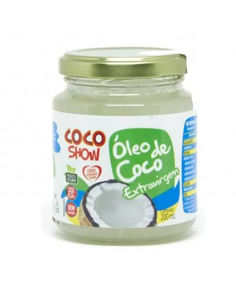 COCO SHOW ÓLEO COCO EXTRAVIRGEM 200ML - COPRA