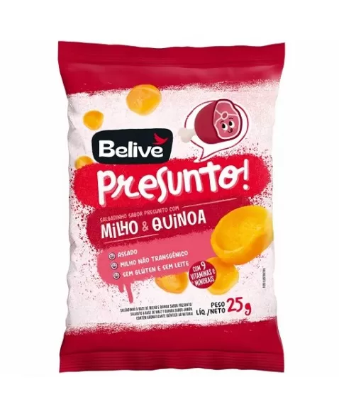 BELIVE SALGADINHO PRESUNTO 25G