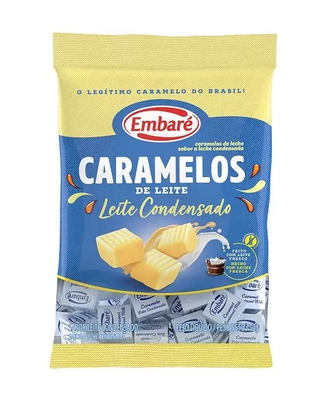 EMBARÉ BALA CARAMELO LEITE CONDENSADO 150G