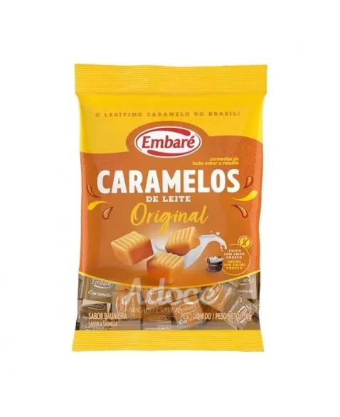 EMBARÉ BALA CARAMELO LEITE ORIGINAL 150G