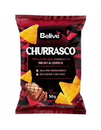 BELIVE TORTILLA CHIPS CHURRASCO 50G