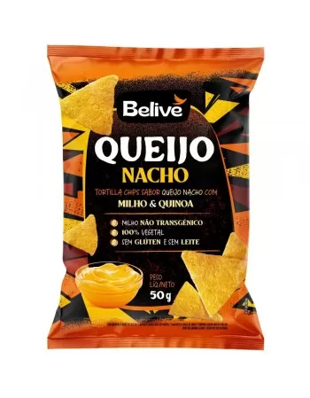 BELIVE TORTILLA CHIPS QUEIJO NACHO 50G