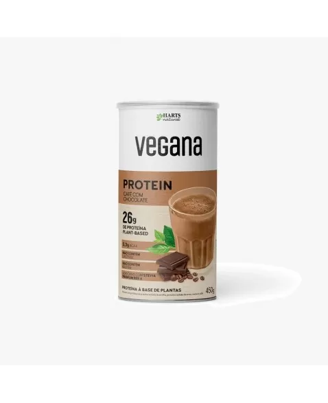 HARTS VEGANA PROTEIN CAFE CHOCOLATE ZERO 450G