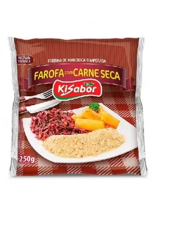 KISABOR FAROFA CARNE SECA 250G