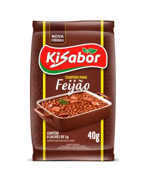 KISABOR TEMPERO FEIJAO 8X5G