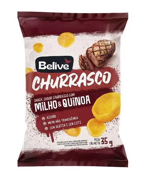 BELIVE SNACKS MILHO CHURRASCO 35G