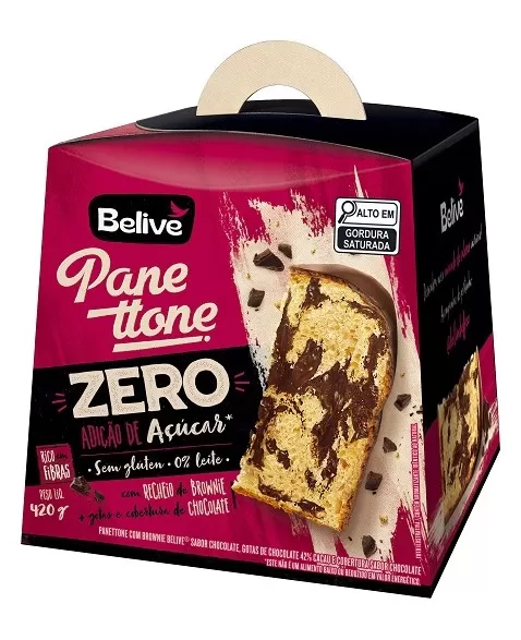 BELIVE PANETTONE CHOCOLATE ZERO 420G