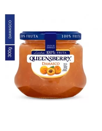 QUEENSBERRY GELEIA DAMASCO 100% FRUTA 170G