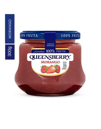 QUEENSBERRY 100% FRUTA GELEIA MORANGO 300G