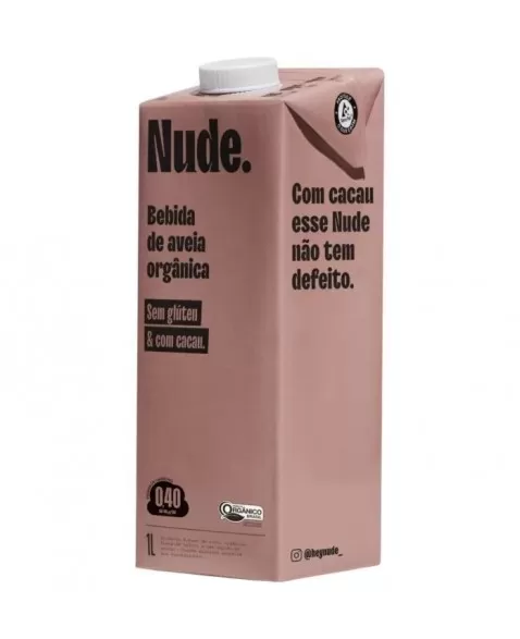 NUDE BEBIDA AVEIA ORGANICO CACAU 1L