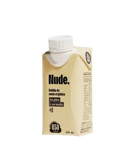 NUDE BEBIDA AVEIA ORGÂNICA TO GO BAUNILHA 200ML