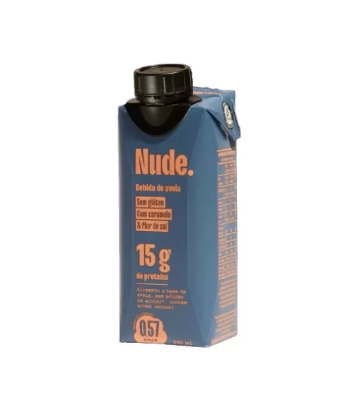 NUDE BEBIDA PROTEINADO 15G CARAMELO FLOR DE SAL 250ML