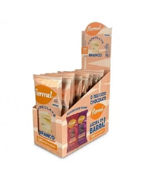 FLORMEL CHOCOLATE BRANCO ZERO 12X20G