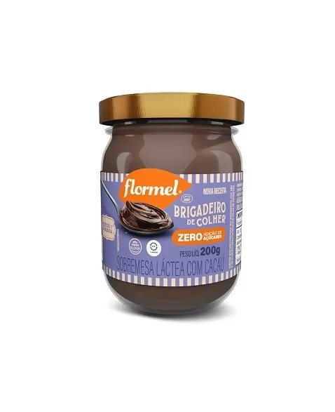 FLORMEL BRIGADEIRO COLHER ZERO 200G