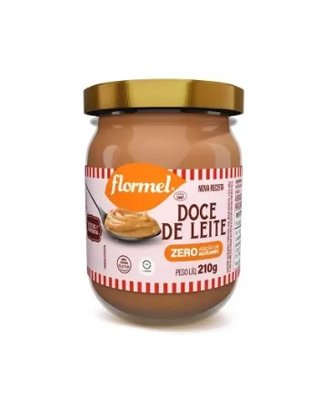 FLORMEL DOCE LEITE CREMOO ZERO 210G