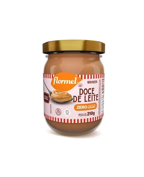 FLORMEL DOCE LEITE CREMOO ZERO 210G