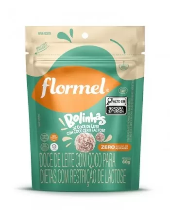 FLORMEL BOLINHA DOCE LEITE ZERO LACTOSE 60G