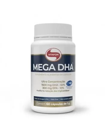 VITAFOR MEGA DHA 60 CAPSULAS 1000MG