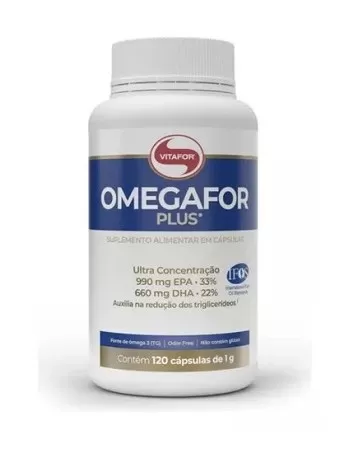 VITAFOR OMEGAFOR PLUS 120 CAPSULAS 1000MG