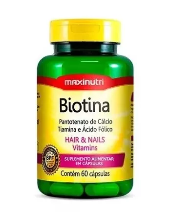 MAXINUTRI BIOTINA PLUS + B1 B5 ACIDO FOLICO 60 CPS