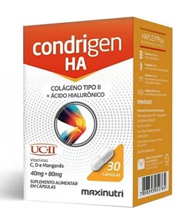 MAXINUTRI CONDRIGEN HA COLAGENO TP-II + ACIDO HIALURONICO 30CPS