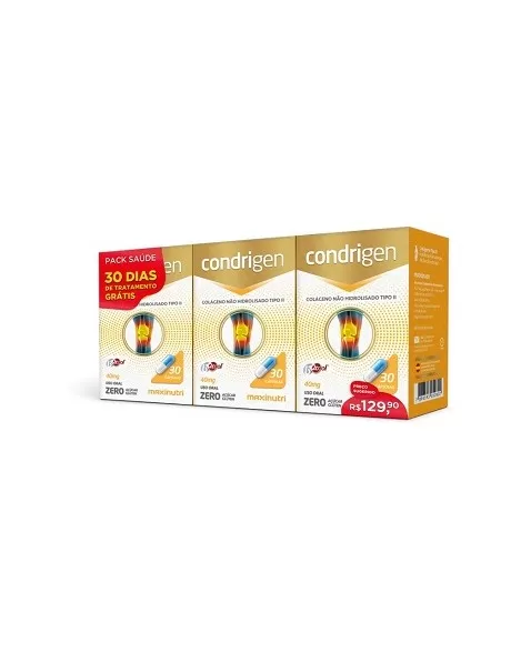 MAXINUTRI CONDRIGEN COLAGENO TIPO II PACK SAUDE 60+30 CPS