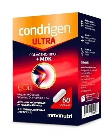 MAXINUTRI CONDRIGEN ULTRA COLAGENO UC- II + MDK 60CPS