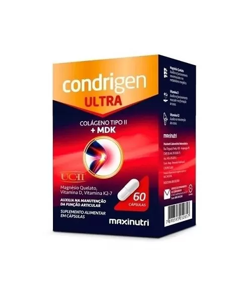 MAXINUTRI CONDRIGEN ULTRA COLAGENO UC- II + MDK 60CPS