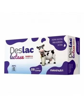 MAXINUTRI DESLAC-LACTASE 10000 FCC MASTIGAVEL 8CPS