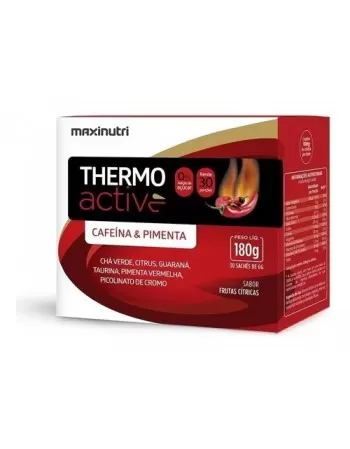 MAXINUTRI THERMO ACTIVE TERMOGENICO FRUTAS CITRICAS SACHE 30X6G